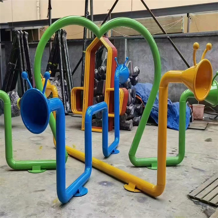 博美游乐户外儿童公园小区景区传声筒游乐场喇叭筒游乐设备