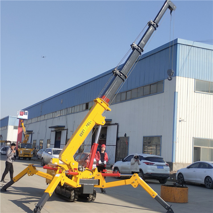 3吨履带蜘蛛吊小型折臂吊无线操作狭窄场地用可定制