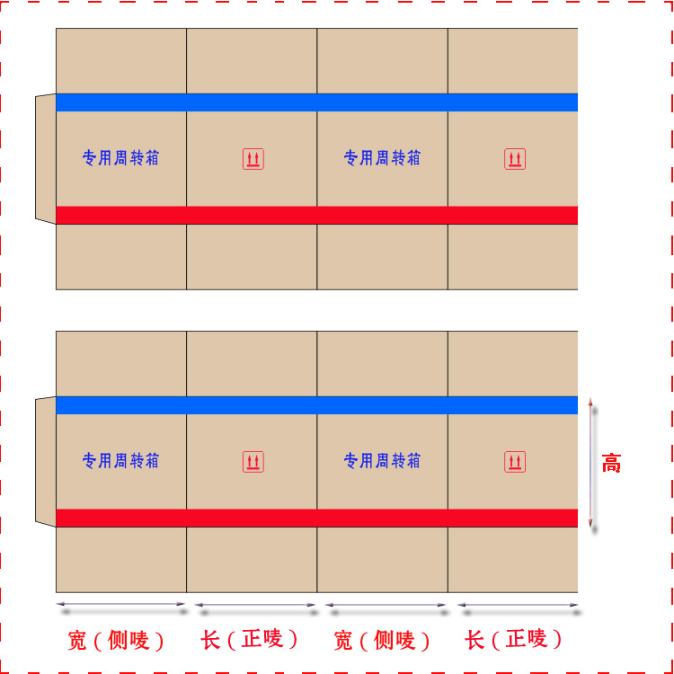 纸箱专用,周转包装盒,加硬通用纸盒厂家批发定做