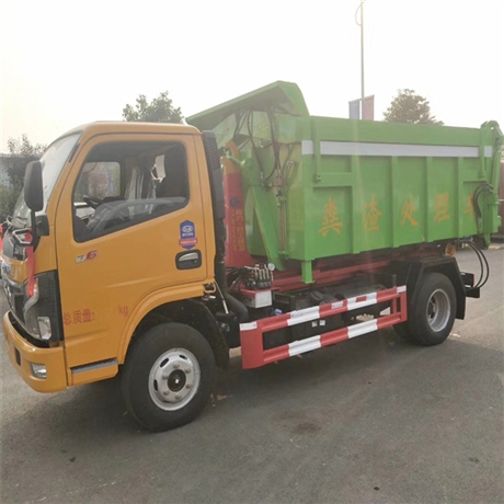 拉污水厂勾臂式污泥车5立方5个方 污水厂污泥运输勾臂车