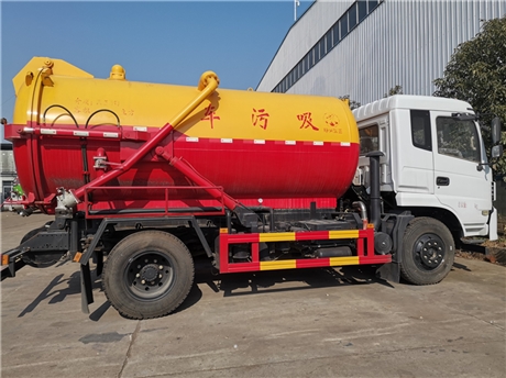 东风多利卡d6抽吸淤泥污水车批量图片装运污泥有吸排功能