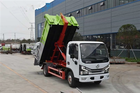 箱体勾臂式拉5方粪污运输车 勾臂式畜牧局粪污转运车