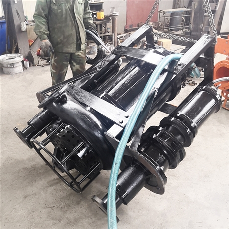 4寸电动潜水泥浆泵绞吸式高扬程泥浆泵