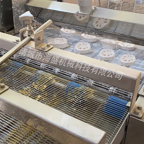 馬步魚淋漿機 全自動蝦堡裹漿機 蝦餅上漿裹漿設(shè)備
