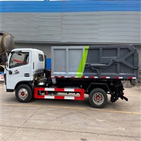 蓝牌_12立方污泥运输车 国六_15方污泥自卸车(勾臂车