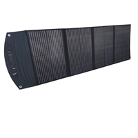 100W4折太阳能折叠包 USB手机充电单晶折叠太阳能板