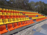 永泰体育供应 体育馆室外固定 中空吹塑看台座椅 上门安装