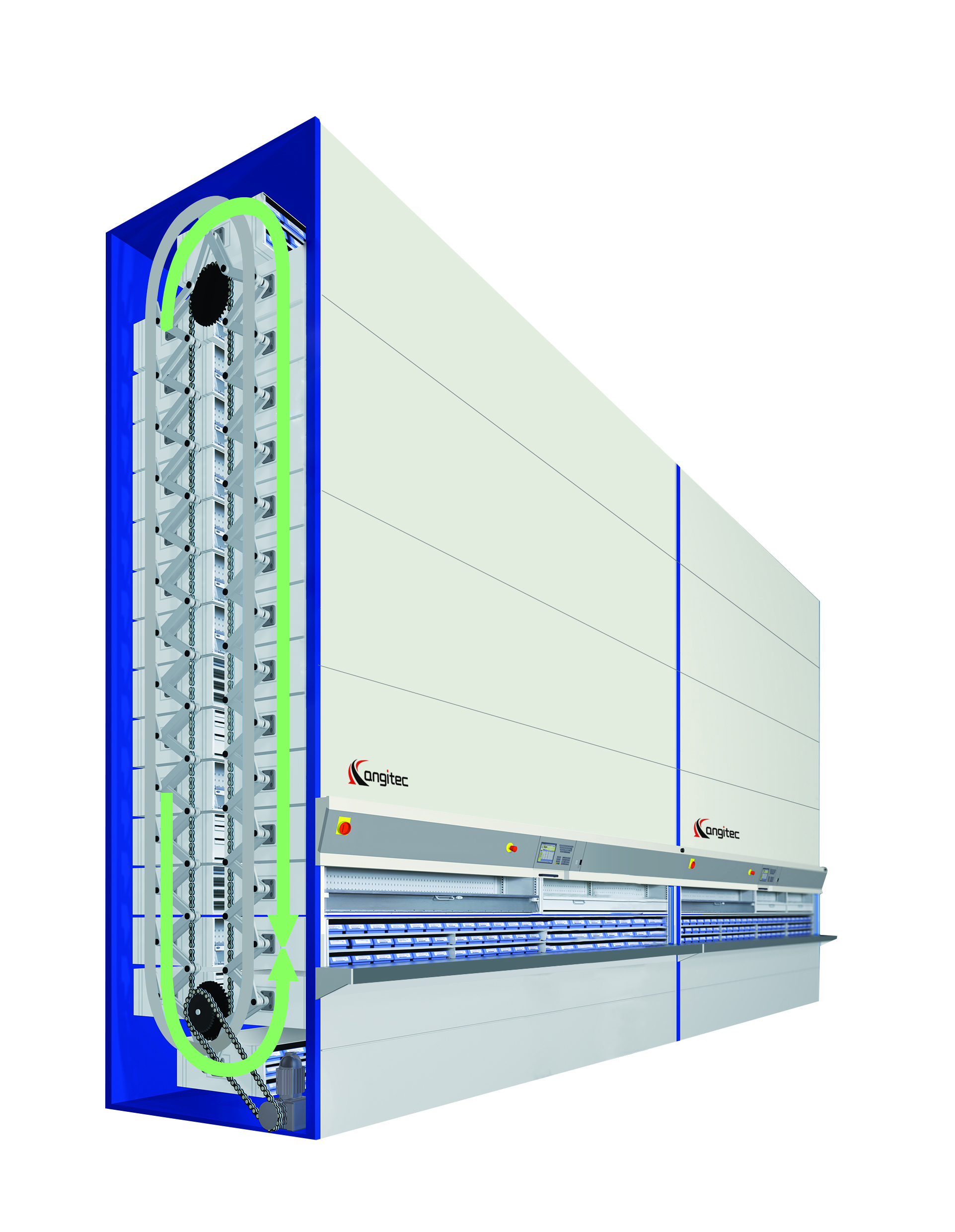 智能回转货柜回旋货柜仓储货柜