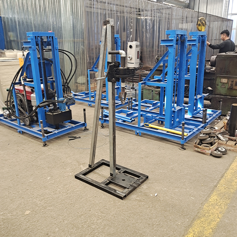 1500w手摇式钻机齿条式打井机立架式钻井机