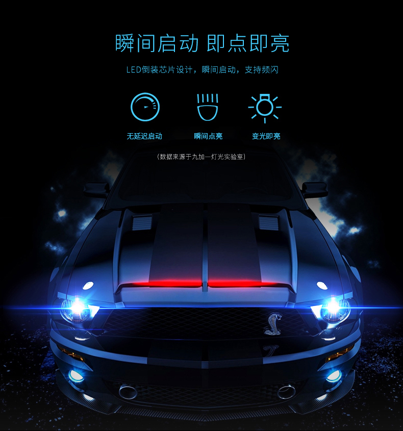 九加一汽车led大灯前照灯g2适用于高尔夫6高尔夫7途安尚酷夏朗