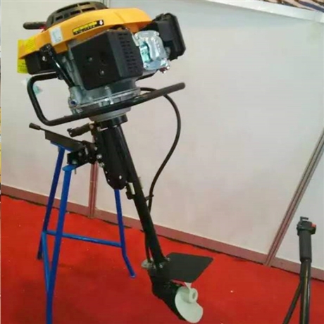 鐵皮船汽油掛槳機 帶檔位大馬力船外機 6.5馬力船尾掛機