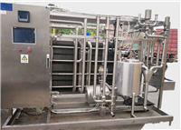 10吨二手利乐杀菌机UHT瞬时灭菌系统