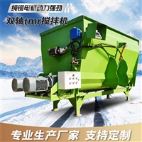 养牛场全日粮拌料机 秸秆青储饲草搅拌机 tmr全自动拌草机