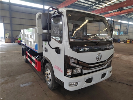 5立方污泥厢式运输车 5方环保污泥自卸车厂家