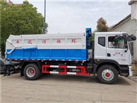 严密的封闭12吨粪便清运车 动物粪便收集车 粪污运输车