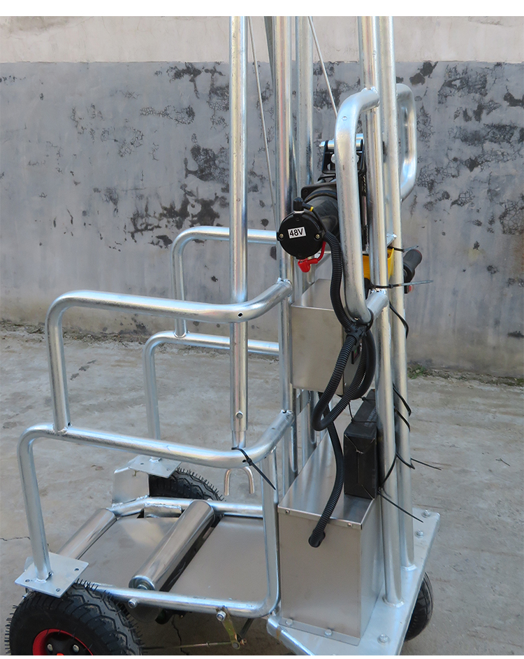 电动死猪推车猪场立式推死猪车