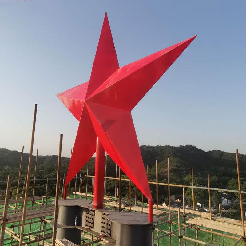 不锈钢五角星雕塑