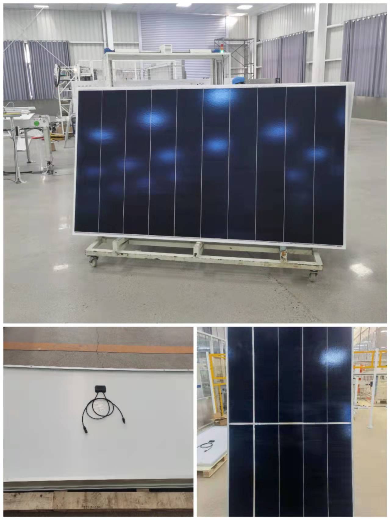 叠瓦单晶545w瓦光伏发电太阳能板鑫泰莱厂家