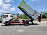 全密封10立方污泥勾臂车建筑垃圾车 10方污泥勾臂式密封车配置