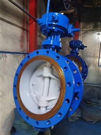 供应D343H-10C 铸钢涡轮法兰式蝶阀 多层次硬密封蝶阀