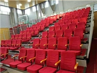 体育馆运动场折叠 电动伸缩看台座椅  永泰体育 可上门安装