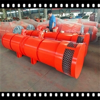 FBD防爆隔爆压入式风机进风口消音器  煤矿金矿井下通风用于5.5kw、11kw设备