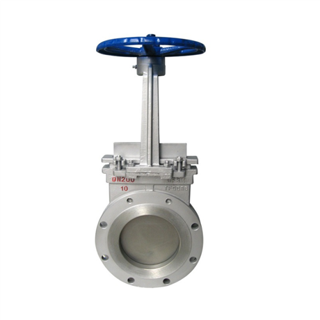 不銹鋼排渣閥漿液閥插板閥PZ73H/X-10C手動(dòng)鑄鋼對夾式刀型閘閥