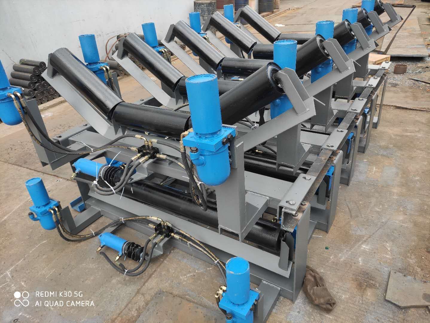 双向液压调偏器全自动无源纠跑偏器纠偏器输送皮带自动纠偏装置