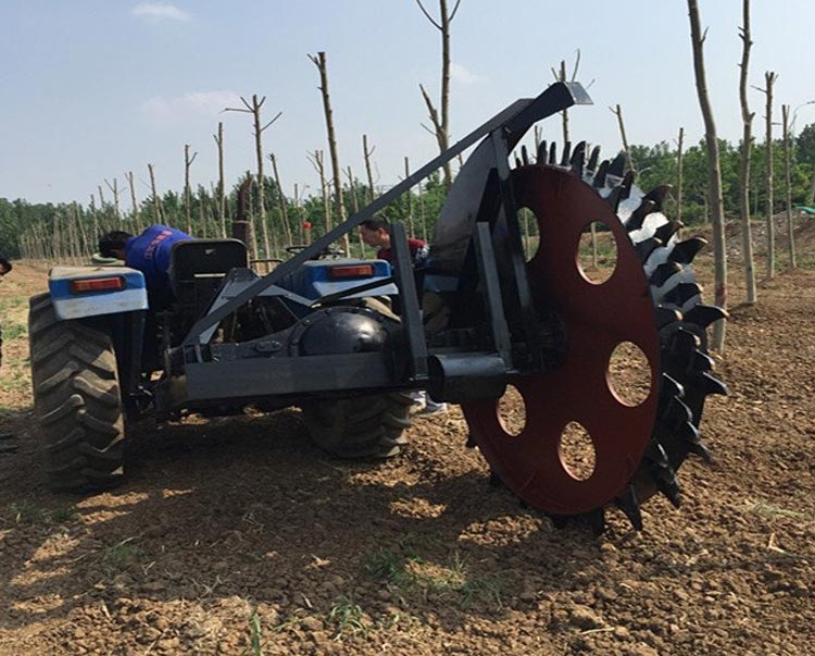 柴油开沟培土机小型手扶式葱姜封土机土豆甘蔗开沟机链条开沟机