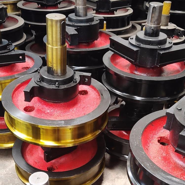 铸造矿车轮轨道轮行车轮  铸钢行车轮 质量保证 森腾机械