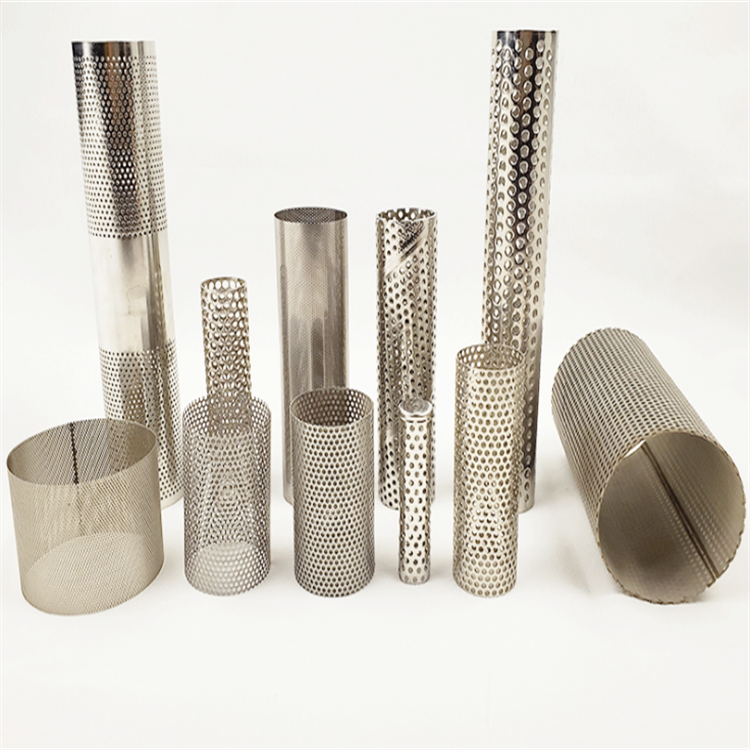 无缝焊接冲孔圆管冲孔板滤筒