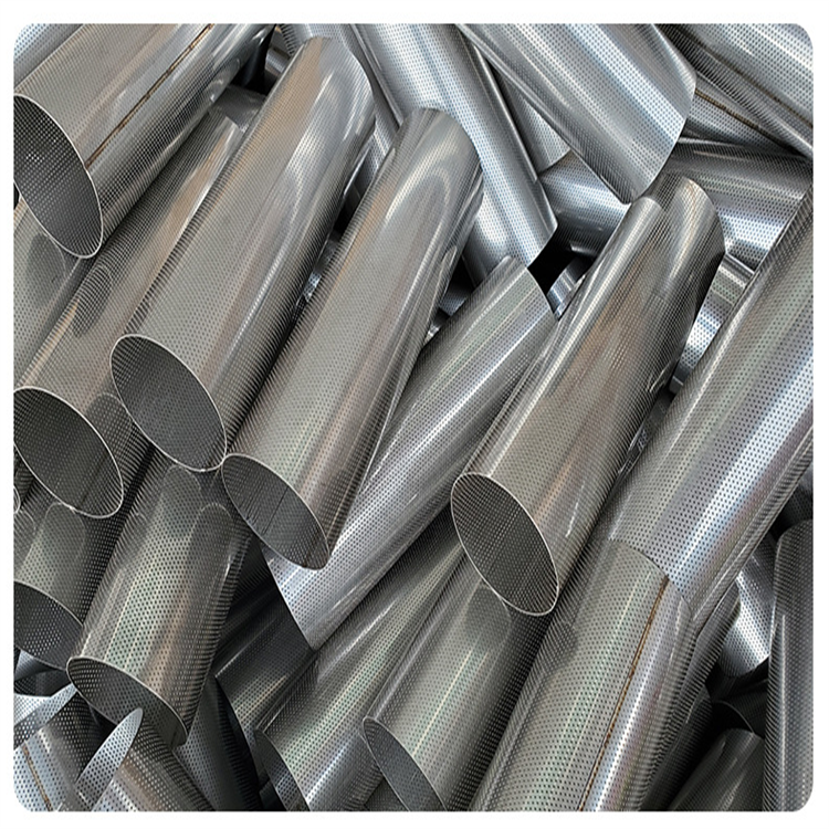 无缝焊接冲孔圆管冲孔板滤筒