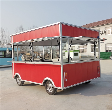 牵引移动小吃车流动摆摊车多功能炸串车
