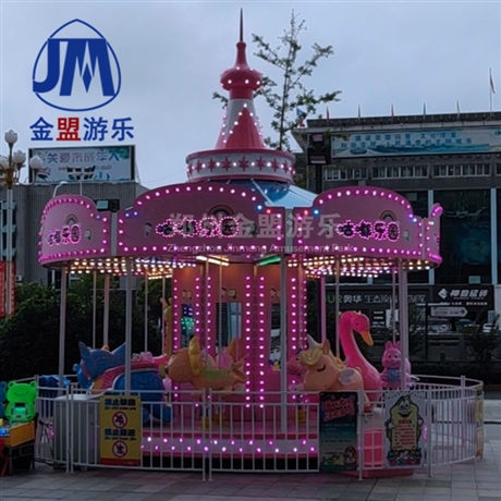 儿童游乐小设备室外旋转木马