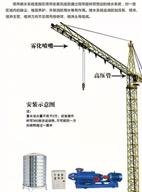 沧州工地围挡喷淋系统 施工降温造雾机 建筑喷淋设备 喷雾降尘设备