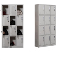 广州铁柜子厂家康胜生产 彩色铁艺更衣柜鞋柜