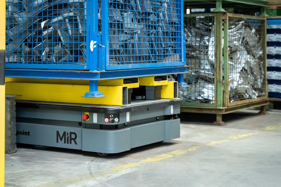 mir500agv移动机器人底盘实现托盘和重型负载自动运输