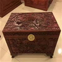 苏州红木首饰盒回收商家 红木盒子诚信收购