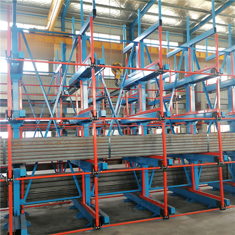 伸缩悬臂货架全组装仓储定制ckss27棒料圆钢架