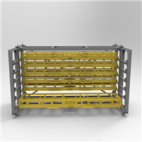 存科 仓储货架定制 抽屉板材货架 CK-CT-5抽拉式存放不锈钢板