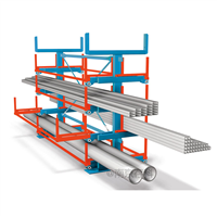 存科 悬臂式仓储货架 双面存储 手摇式 CK-SS-21 管材摆放架