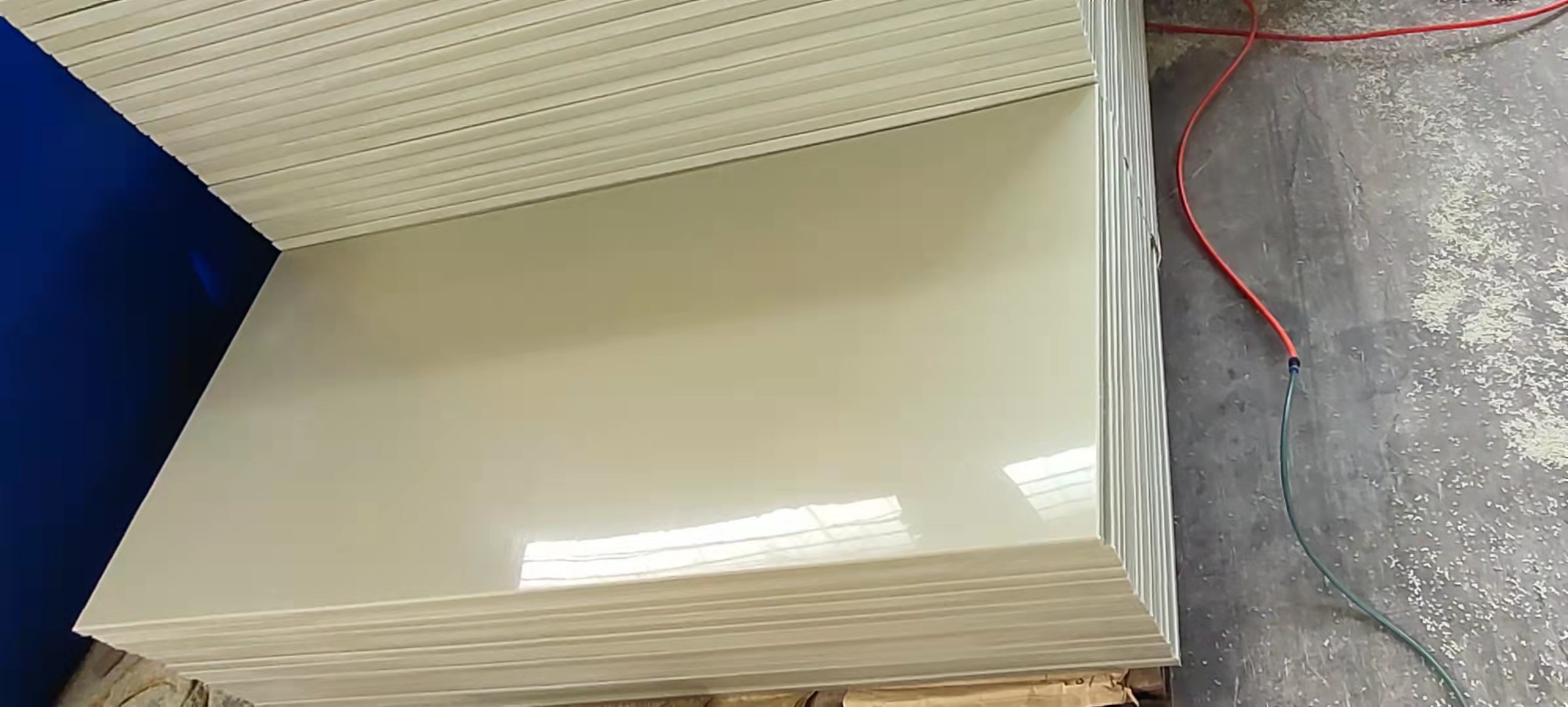 白色pp板塑料板硬板pe板材防水板