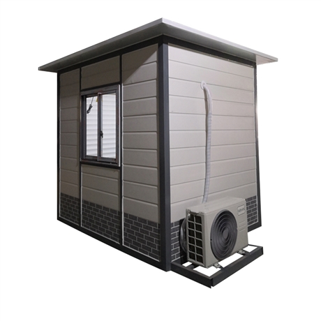 小区值班岗亭简易集成空调移动岗亭保安休息室广西绿筑厂家自营