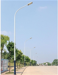 甘肃路灯制造厂 5米8米自弯臂a字臂路灯 热镀锌防水防腐  不易生锈