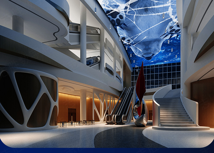 裸眼3d立体全息投影天幕电影院餐厅商场穹幕沉浸式身临其境体验