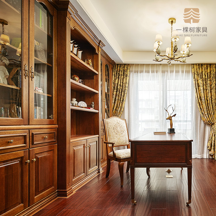 美国进口红橡木家具全屋定制20年实木家具一棵树家具
