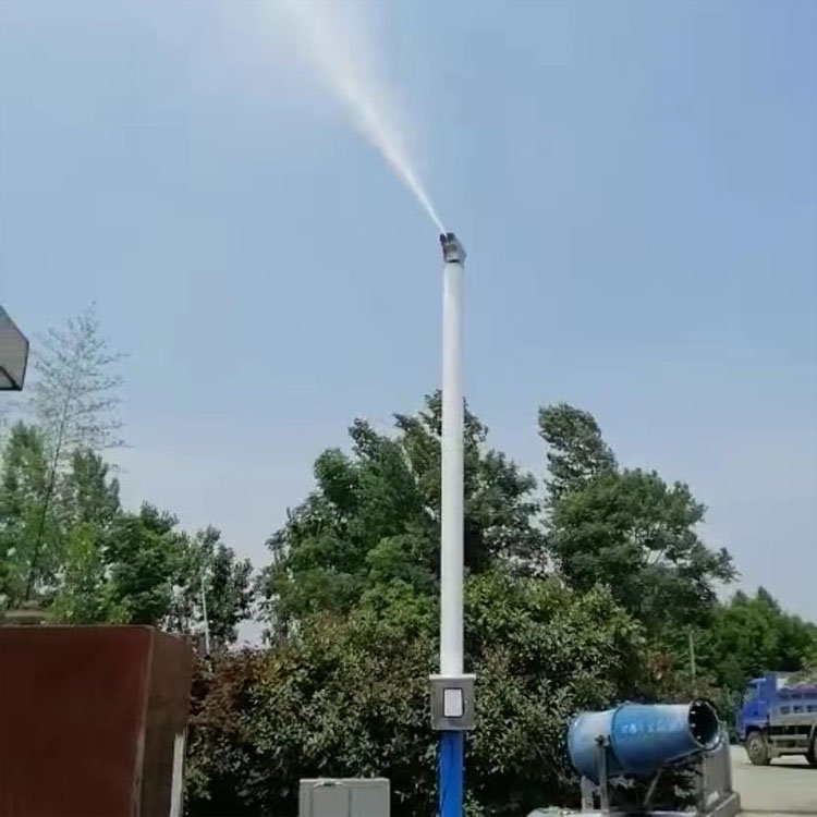 安徽安庆旋转智能雾桩喷淋旋转智能高压喷雾雾桩喷淋昌吉
