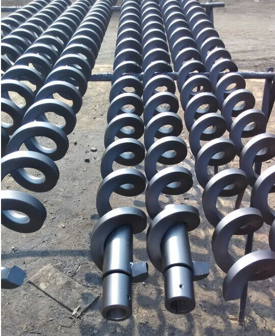 螺旋方钢无轴蛟龙螺旋叶片 碳钢不锈钢耐磨输送上料机 螺旋杆螺旋簧-