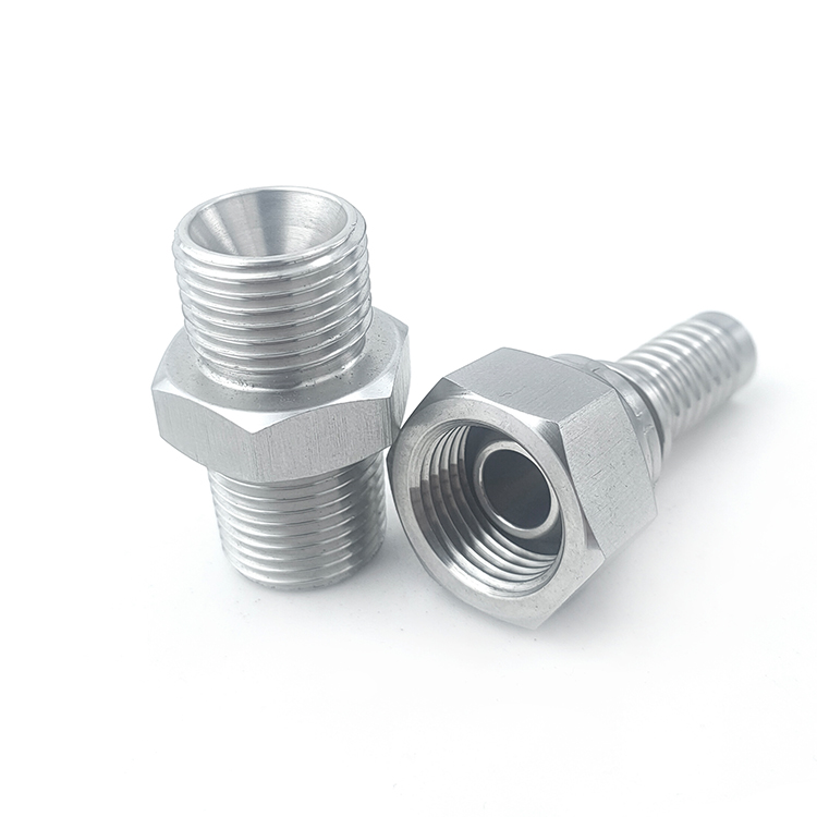 304不锈钢卫生级丝扣接头快装螺纹扣压接头