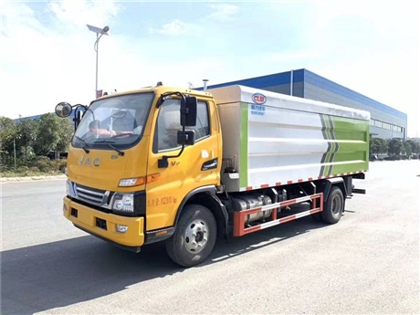 江淮全密閉式桶裝垃圾運輸車  垃圾清運可循環(huán)使用